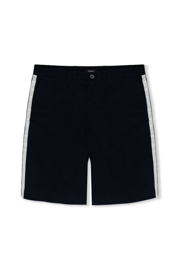 Navy blue Cotton shorts Theory - Vitkac GB